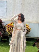 Beige shrug coord set