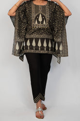 Black Kaftan & Pant Set
