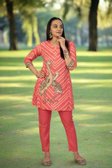 Pink kurta pant set