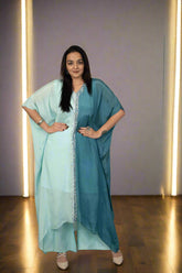 Green Kaftan Palazzo Set