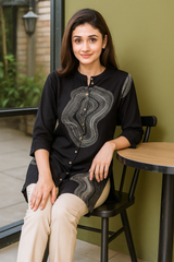 Black Abstract Shirt