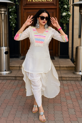 Ivory Kurta Dhoti Set