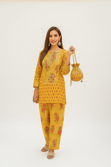 Mustard farshi salwar Set