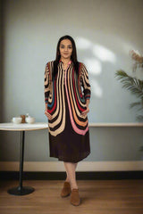 A Boho Brown Dress