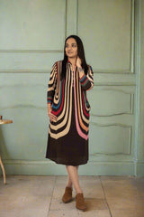 A Boho Brown Dress