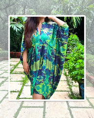 Batwing Camouflaged Dress