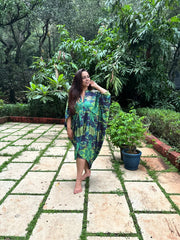 Batwing Camouflaged Dress