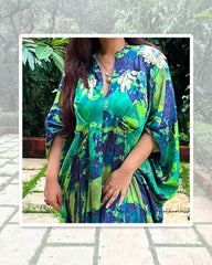Batwing Camouflaged Dress