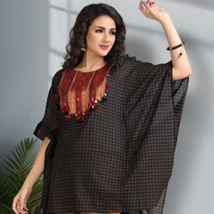 Rust Reverie Handcrafted Kaftan Set
