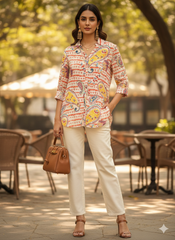 Boho Breeze Paisley Shirt Dress