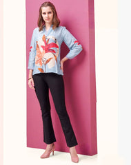 Sunset Lily Printed Tunic