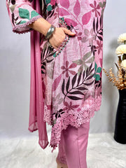 Pink Pakistani suit