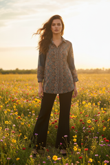 Ajrak Shirt - Open Field Daylight