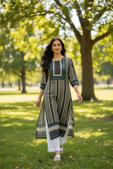 Black Ivory Kurta - Park