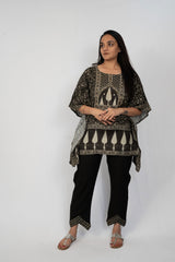 Black Kaftan & Pant Set