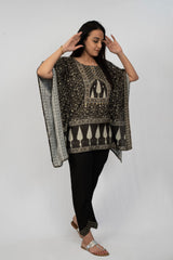 Black Kaftan & Pant Set