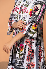 Black & White Floral Dress