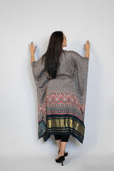 Ajrak Kaftan Dress