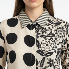 Collar Close-Up on Model