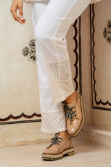 White Cotton Coord Set
