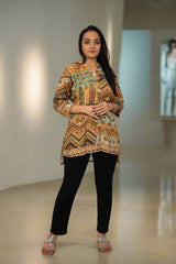 Earthy Abstract Tunic