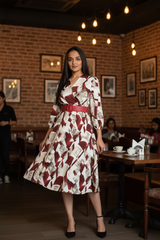 Geometric Dress - Rustic Café