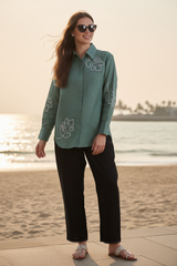 Green Linen - Beach