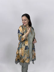 Grey 3Pc Pant Set