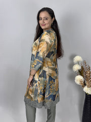 Grey 3Pc Pant Set