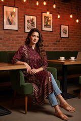 Maroon Kurta - Café