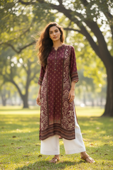Maroon Kurta - Park