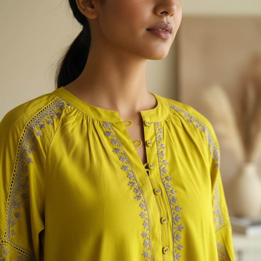 Neckline Close-Up