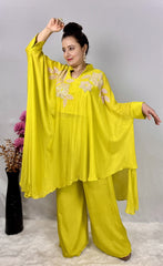 neon stylish kaftan set
