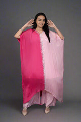 Pink Kaftan Palazzo Set