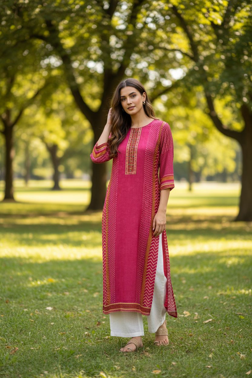 Pink Kurta - Park