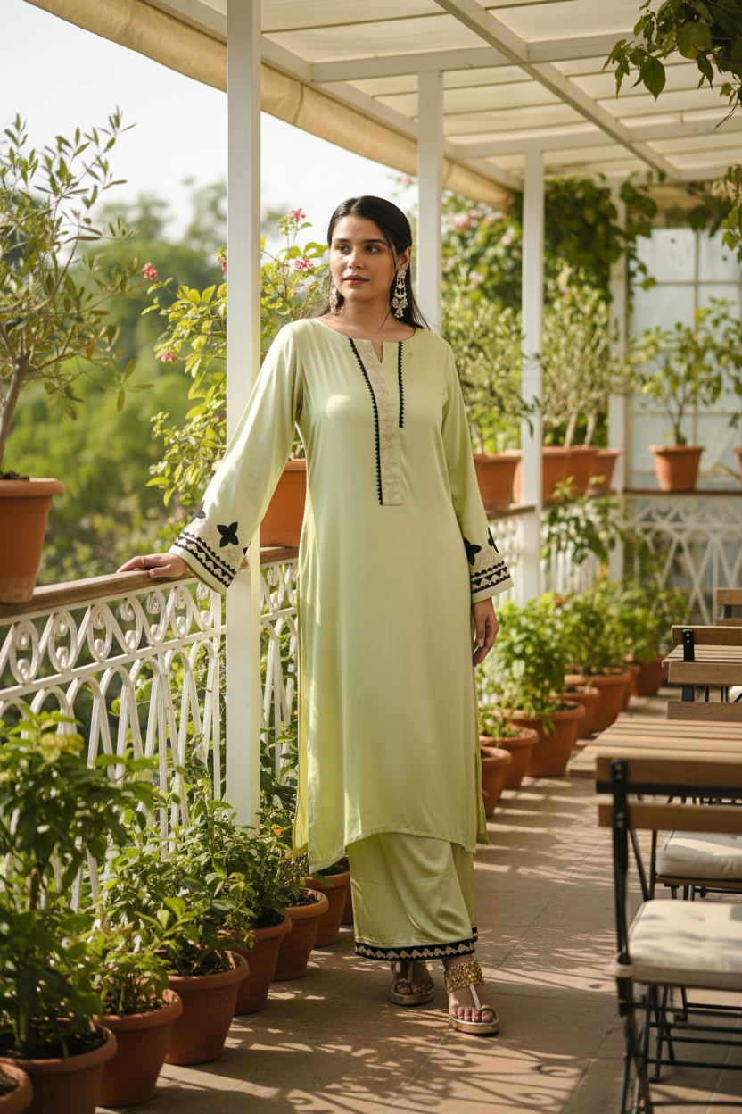 Pista Kurta - Terrace