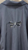 Midnight Dragonfly Black Handwork Shirt
