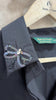 Midnight Dragonfly Black Handwork Shirt