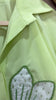 Apple Blossom Lime Green Handwork Shirt