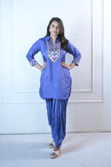 Royal Blue Patiala set