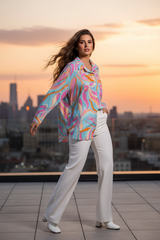 Rooftop Sunset Look
