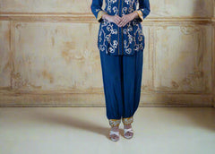 Noor Blue Gota Set
