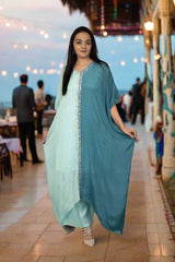 Green Kaftan Palazzo Set