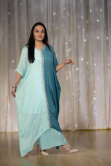 Green Kaftan Palazzo Set