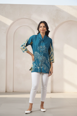 Teal Tunic with Flats