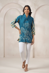 Teal Tunic with Heels