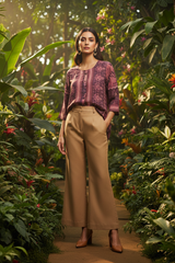 Tucked Camel Flares