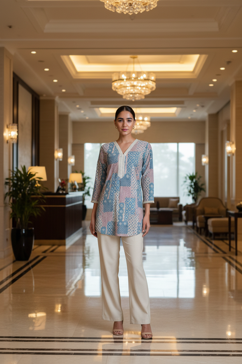 Tunic - Hotel Lobby Setting