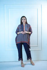 Indigo Mosaic Kaftan set