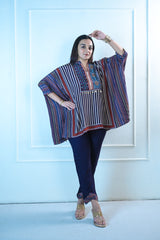 Indigo Mosaic Kaftan set